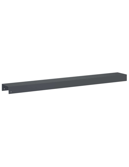 Profilo di copertura per giardino 10 pz 100 x 15 x 5 cm Acciaio