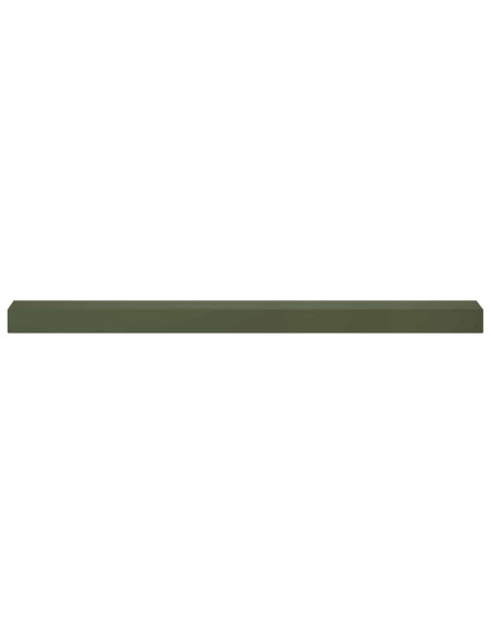 Profilo di copertura per giardino 10 pz 100 x 10 x 5 cm Acciaio