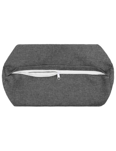 Federa 2 pz HEERLEN Grigio Chiaro Ø 15 x 40 cm Tessuto