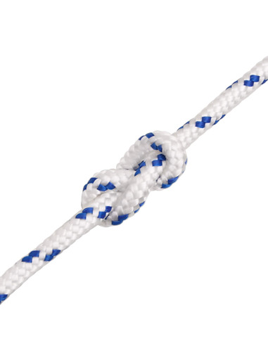 Corda multiuso 10 mm 25 m Bianco e Blu PP 645 kg Carico massimo