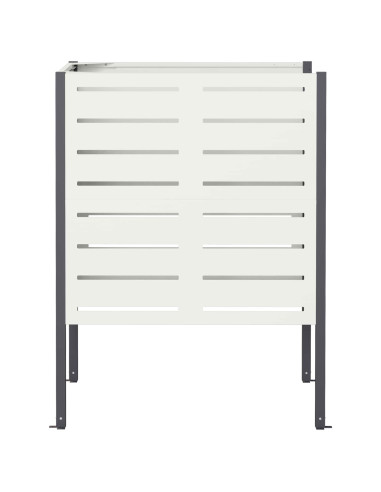 Schermo per bidone della spazzatura 85 x 85 x 113 cm Acciaio