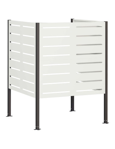 Schermo per bidone della spazzatura 85 x 85 x 113 cm Acciaio