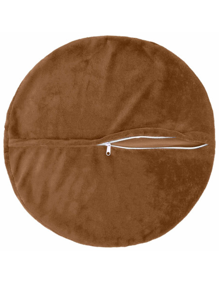 Federa 6 pcs HEERLEN Marrone Chiaro Ø 60 cm Flanella