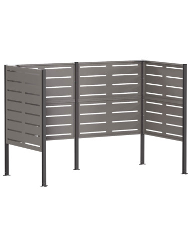 Schermo per bidone della spazzatura 167 x 85 x 113 cm Ruggine