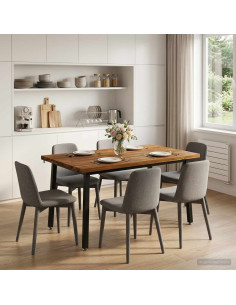 Tavolo da pranzo quadrato 120 x 90 x 75 cm