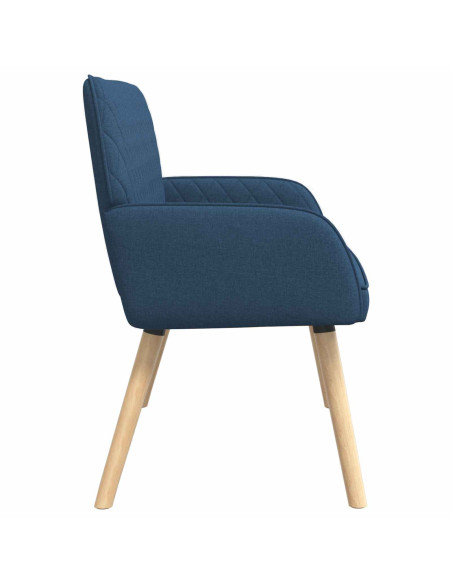 Divano a 2 Posti con Gambe in Legno Massello 2 posto Blu