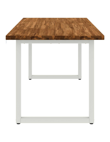 Tavolo da pranzo quadrato 160 x 70 x 75 cm Naturale
