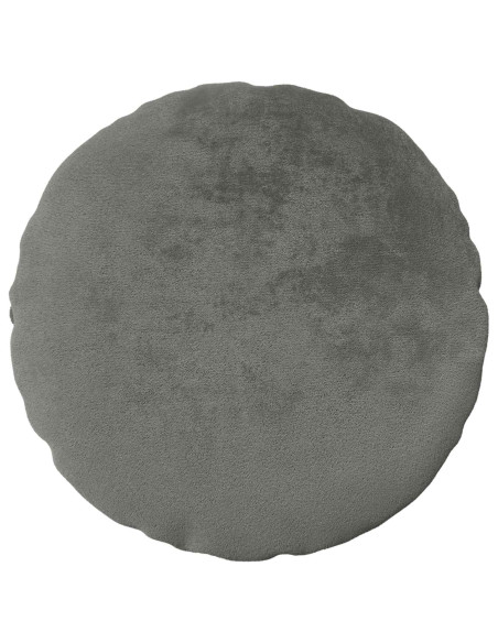 Federa 2 pcs HEERLEN Grigio Scuro Ø 60 cm Flanella