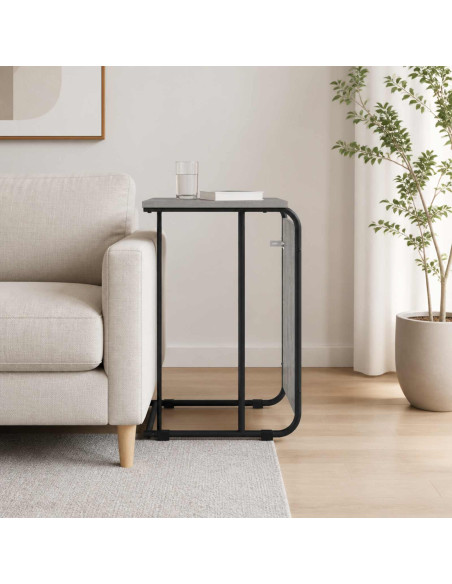 Tavolo laterale Sonoma grigio 40 x 31 x 55 cm
