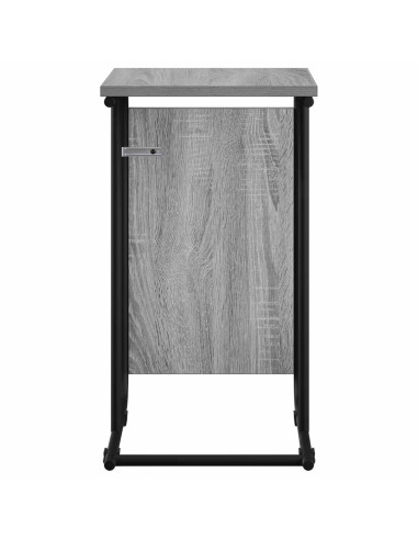 Tavolo laterale Sonoma grigio 40 x 31 x 55 cm