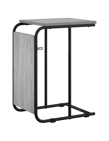 Tavolo laterale Sonoma grigio 40 x 31 x 55 cm