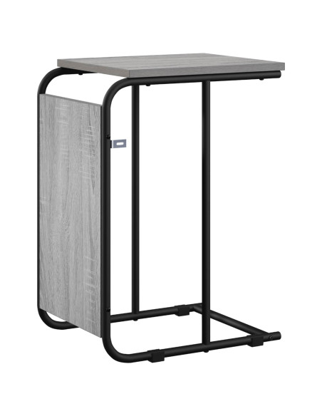 Tavolo laterale Sonoma grigio 40 x 31 x 55 cm