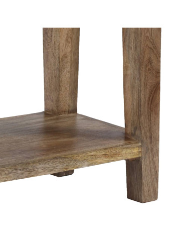 Tavolo Consolle in Legno Massello di Mango 118x30x80 cm
