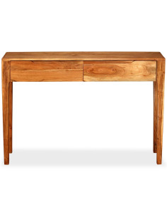 Tavolo Consolle in Legno Massello 118x30x80 cm