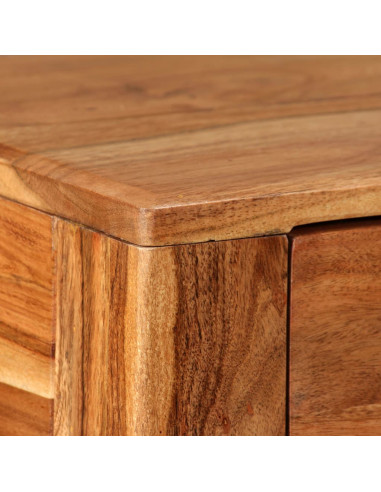 Tavolo Consolle in Legno Massello 118x30x80 cm