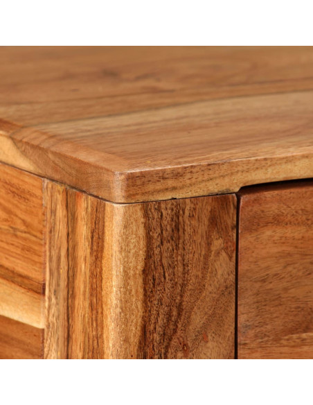 Tavolo Consolle in Legno Massello 118x30x80 cm