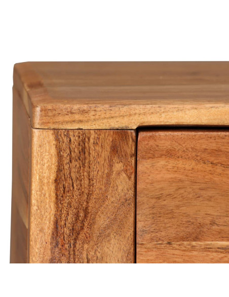 Tavolo Consolle in Legno Massello 118x30x80 cm
