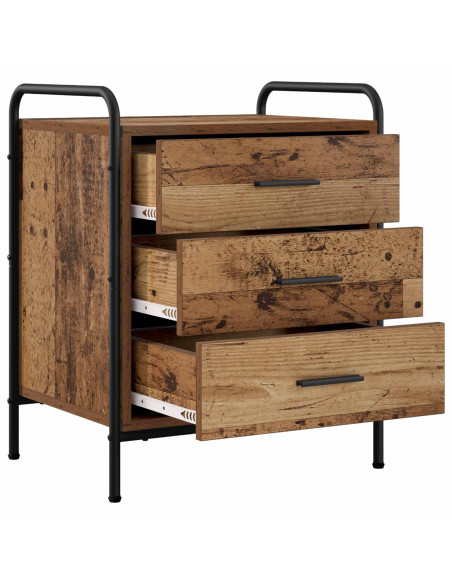 Armadio da Notte Legno antico 48 x 36,5 x 60 cm