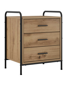Armadio da Notte Rovere Artigianale 48 x 36,5 x 60 cm 2