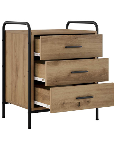 Armadio da Notte Rovere Artigianale 48 x 36,5 x 60 cm