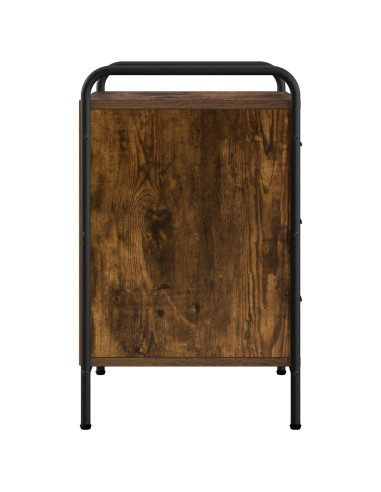 Armadio da Notte Rovere Fumo 48 x 36,5 x 60 cm