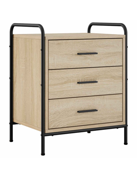 Armadio da Notte Rovere Sonoma 48 x 36,5 x 60 cm