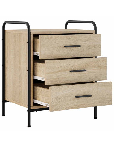 Armadio da Notte Rovere Sonoma 48 x 36,5 x 60 cm