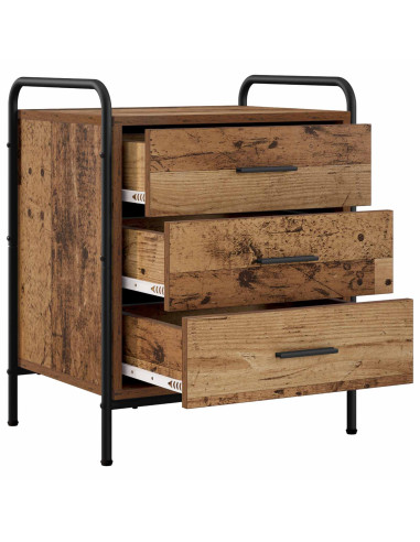 Armadio da Notte 2 pz Legno antico 48 x 36,5 x 60 cm