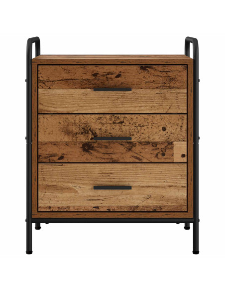 Armadio da Notte 2 pz Legno antico 48 x 36,5 x 60 cm