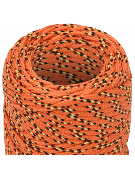 Corda multiuso 2 mm 50 m Arancione PP 27 kg Carico massimo