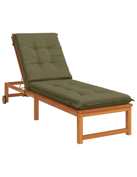 Cuscino per Lettino GEMERT 100% Poliestere Verde Oliva