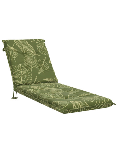 Cuscino per Lettino GEMERT 100% Poliestere Design a foglia