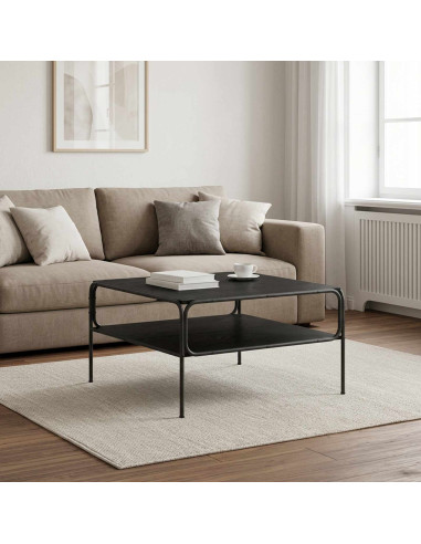 Tavolo laterale Rovere Nero 100 x 50 x 46 cm