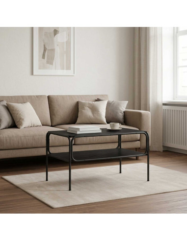 Tavolo laterale Rovere Nero 100 x 50 x 46 cm
