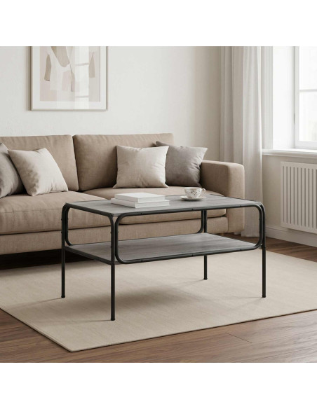 Tavolo laterale Sonoma grigio 100 x 50 x 46 cm