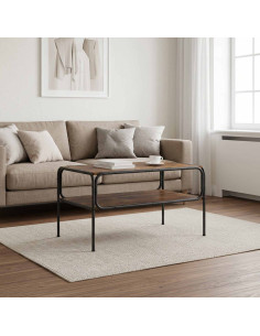 Tavolo laterale Rovere Fumo 100 x 50 x 46 cm