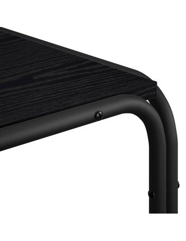 Tavolo laterale Rovere Nero 100 x 50 x 46 cm