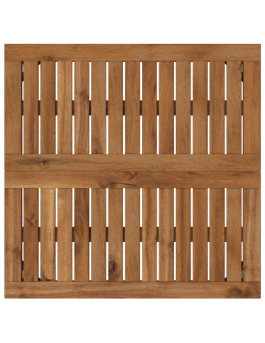 Tavolino da salotto Naturale e Bianco 60 x 60,5 x 36 cm