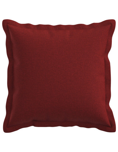 Federa 6 pcs HOUTEN Rosso Vino 40 x 40 cm Lino