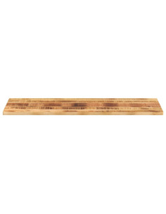 Piano per Tavolo 160x50x2,5 cm Rettangolare Legno Mango Grezzo 2