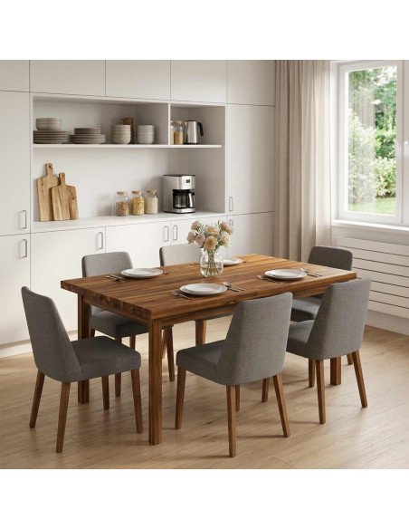 Piano del Tavolo Rettangolare 100 x 80 x 3,2 cm Rettangolare