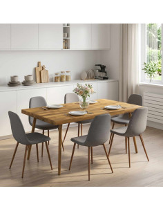 Piano del Tavolo Rettangolare 90 x 60 x 3,2 cm Rettangolare