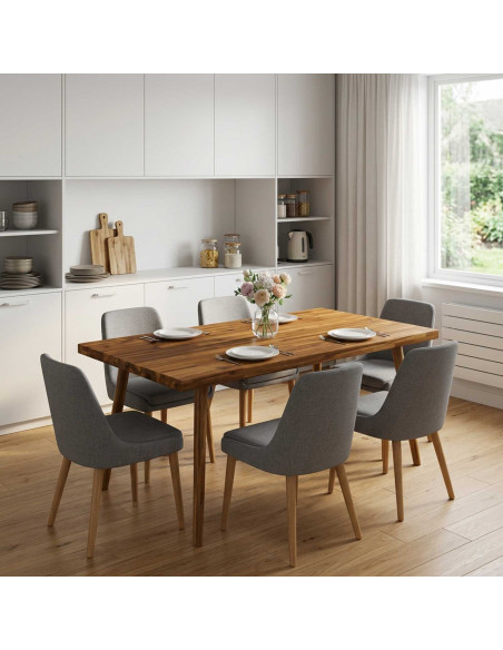 Piano del Tavolo Rettangolare 140 x 60 x 3,2 cm Rettangolare