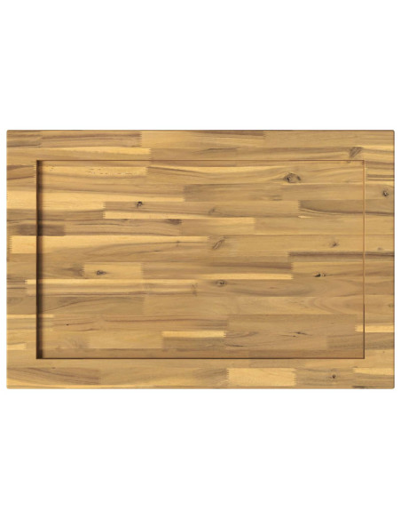 Piano del Tavolo Rettangolare 80 x 60 x 3,2 cm Rettangolare