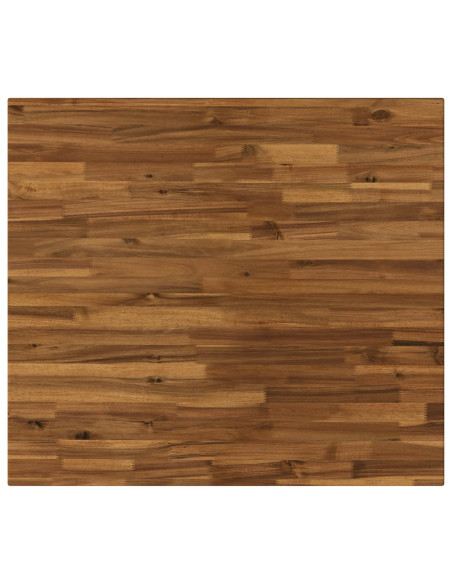 Piano del Tavolo Rettangolare 80 x 80 x 3,2 cm Quadrato