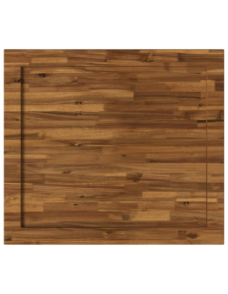 Piano del Tavolo Rettangolare 80 x 80 x 3,2 cm Quadrato