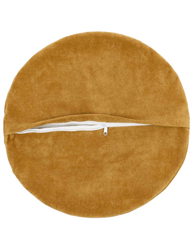 Federa 6 pcs HEERLEN Giallo Ø 30 cm Fleece in microfibra