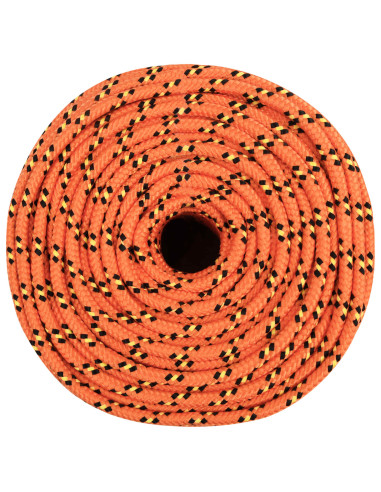 Corda multiuso 10 mm 25 m Arancione PP 645 kg Carico massimo