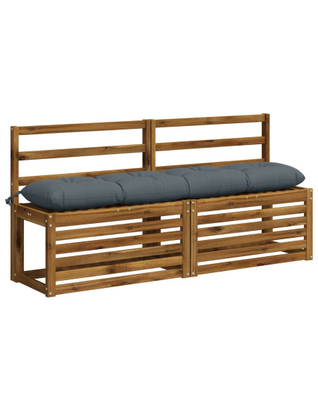Cuscino per panchina VIANEN 100% Poliestere Blu