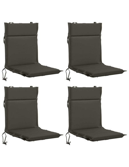 Cuscini per Sedia Alta in 4 Pezzi GEMERT 4 pcs 100% Poliestere